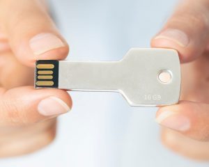 clé USB personnalisée matériau